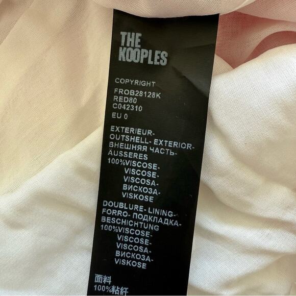 NWT!!! The Kooples women maxi dress size 1 or S Retail 525$ - Picture 8 of 12